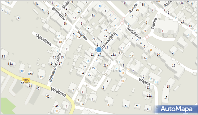 Ziębice, Grunwaldzka, 19, mapa Ziębice