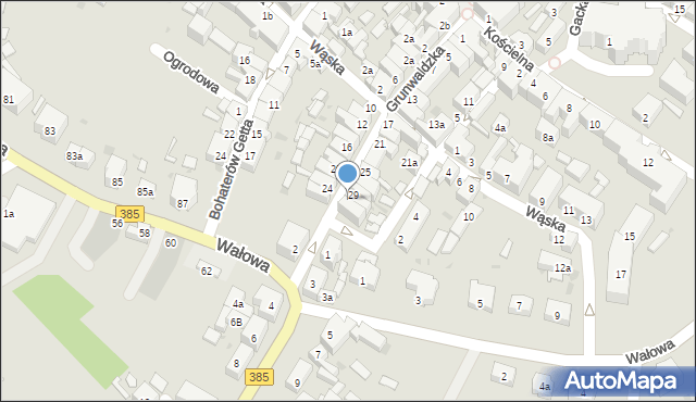 Ziębice, Grunwaldzka, 31, mapa Ziębice