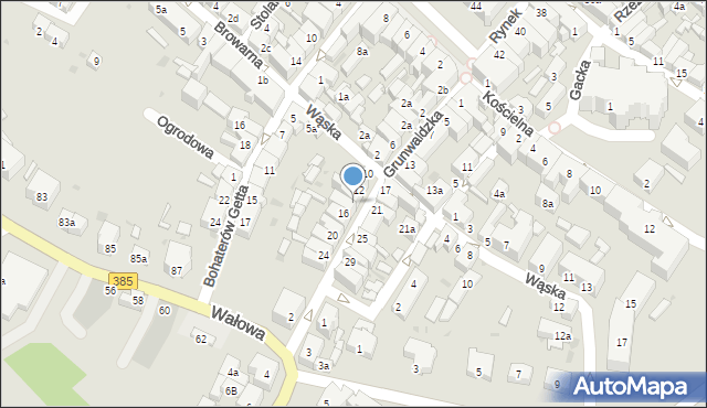 Ziębice, Grunwaldzka, 14, mapa Ziębice