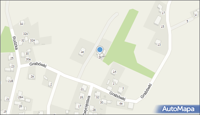 Zwonowice, Grabówki, 1b, mapa Zwonowice
