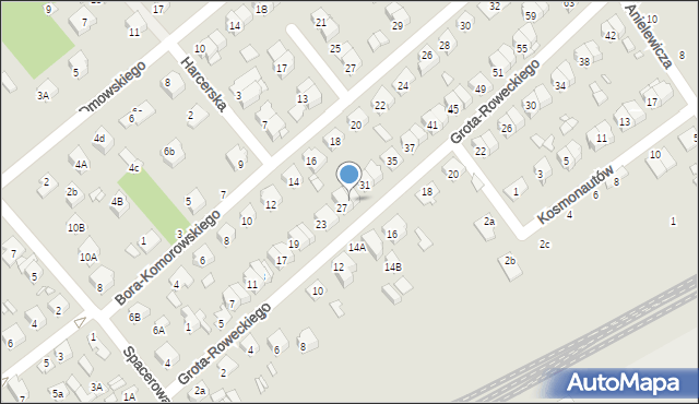 Żyrardów, Grota-Roweckiego Stefana, gen., 29, mapa Żyrardów