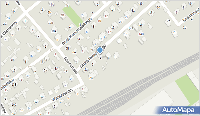 Żyrardów, Grota-Roweckiego Stefana, gen., 4, mapa Żyrardów