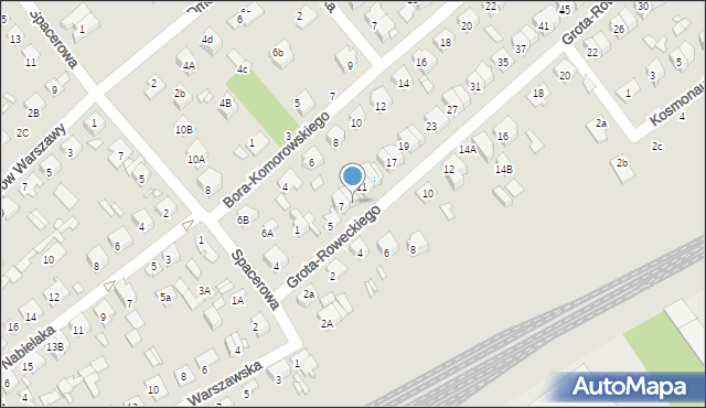 Żyrardów, Grota-Roweckiego Stefana, gen., 9, mapa Żyrardów