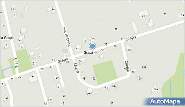 Żywiec, Grapa, 54, mapa Żywiec