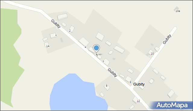 Gubity, Gubity, 6, mapa Gubity