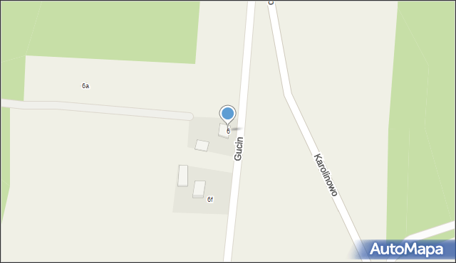 Gucin, Gucin, 6, mapa Gucin