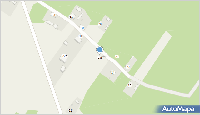 Gucin, Gucin, 23a, mapa Gucin