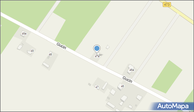Gucin, Gucin, 47a, mapa Gucin