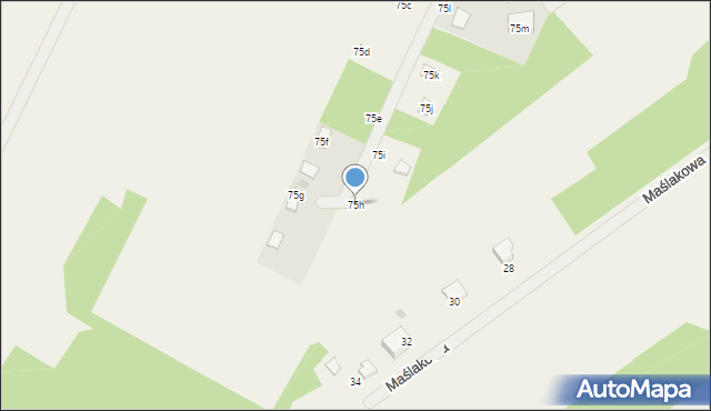 Gucin, Gucin, 75h, mapa Gucin