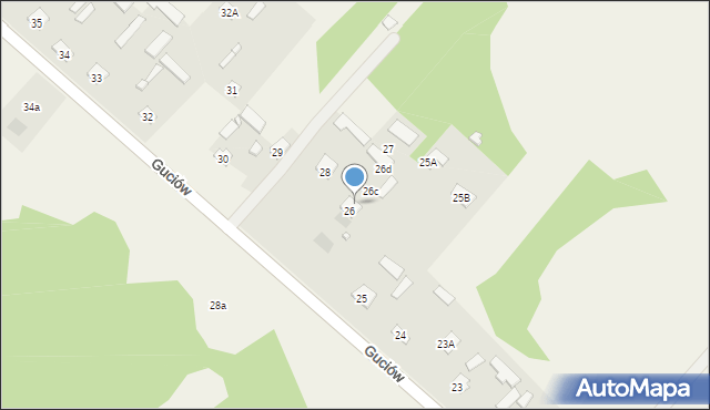 Guciów, Guciów, 26b, mapa Guciów