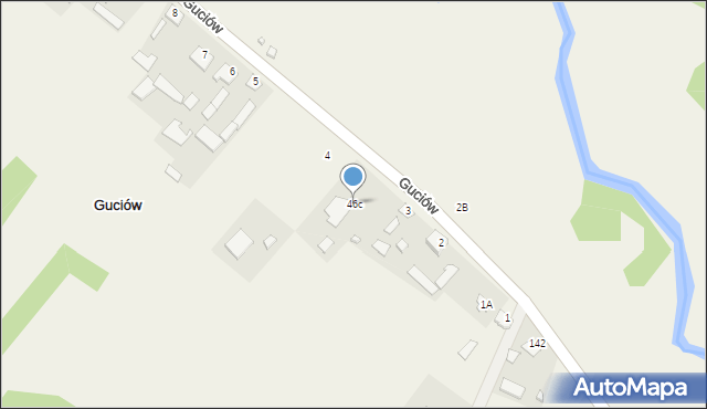 Guciów, Guciów, 46c, mapa Guciów