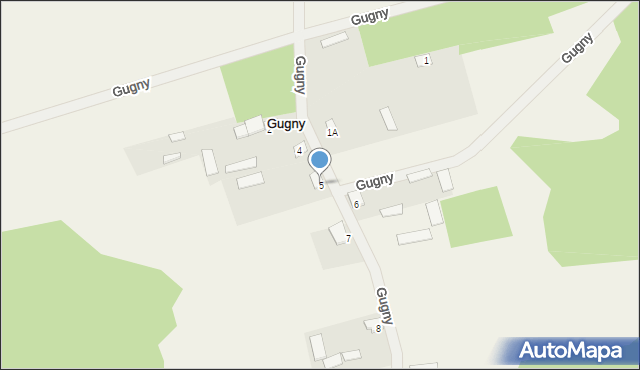 Gugny, Gugny, 5, mapa Gugny