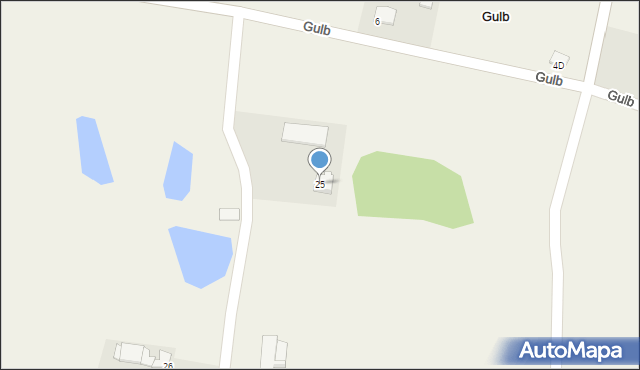 Gulb, Gulb, 25, mapa Gulb