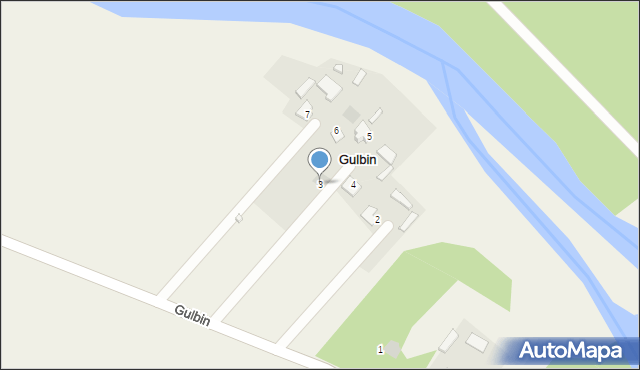 Gulbin, Gulbin, 3, mapa Gulbin