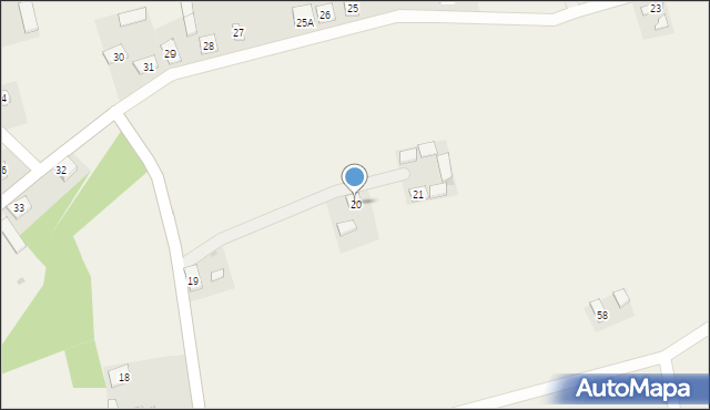 Gulbiny, Gulbiny, 20, mapa Gulbiny