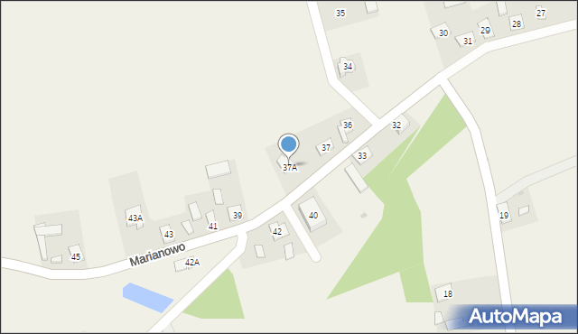 Gulbiny, Gulbiny, 37A, mapa Gulbiny