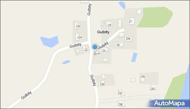 Gulbity, Gulbity, 23, mapa Gulbity