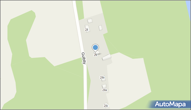 Gulbity, Gulbity, 29, mapa Gulbity