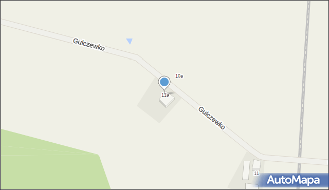 Gulczewko, Gulczewko, 11a, mapa Gulczewko
