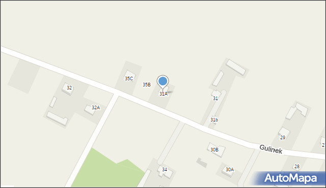 Gulinek, Gulinek, 31A, mapa Gulinek