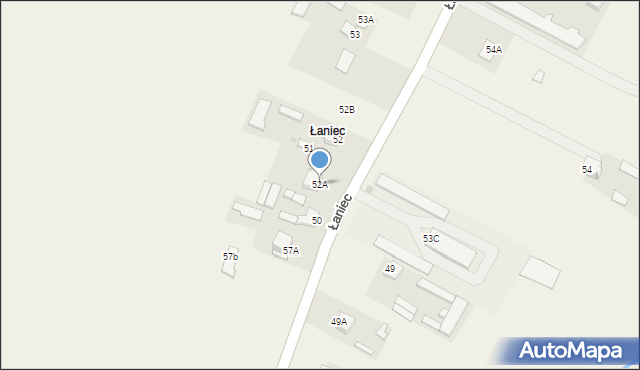 Gulinek, Gulinek, 52A, mapa Gulinek