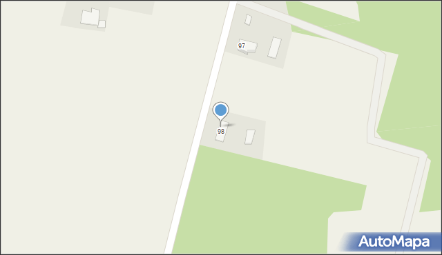 Gułów, Gułów, 98/1, mapa Gułów