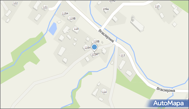 Gumniska, Gumniska, 113A, mapa Gumniska