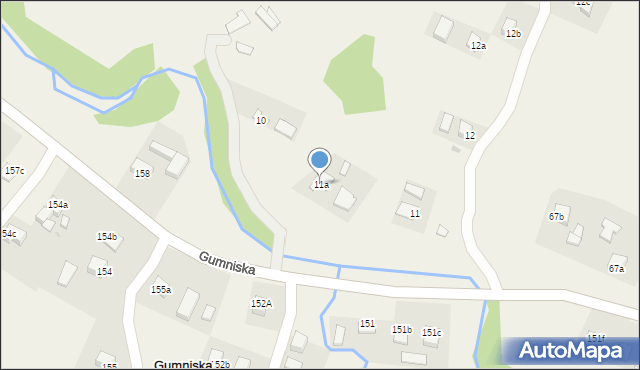 Gumniska, Gumniska, 11a, mapa Gumniska