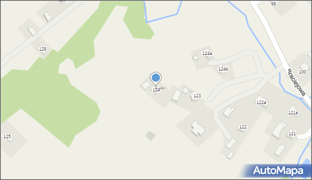 Gumniska, Gumniska, 124, mapa Gumniska