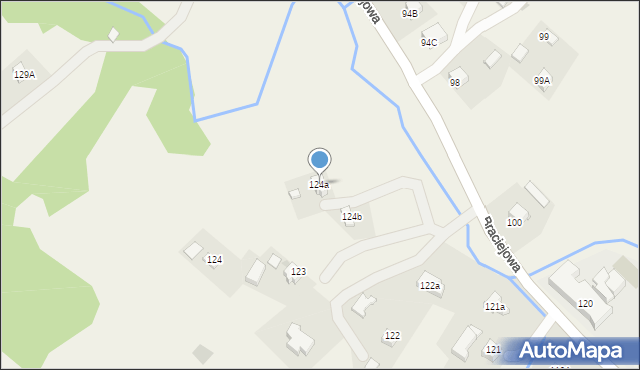 Gumniska, Gumniska, 124a, mapa Gumniska