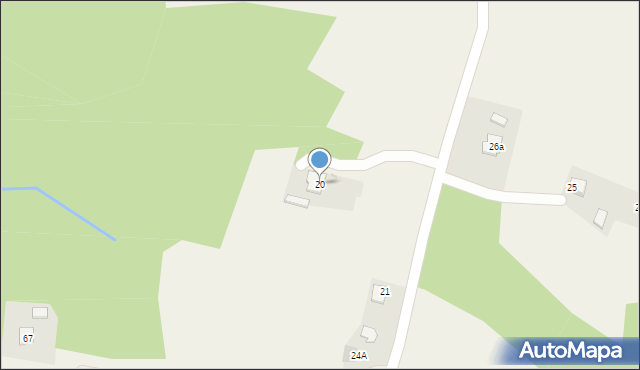 Gumniska, Gumniska, 20, mapa Gumniska