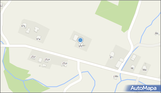 Gumniska, Gumniska, 67c, mapa Gumniska