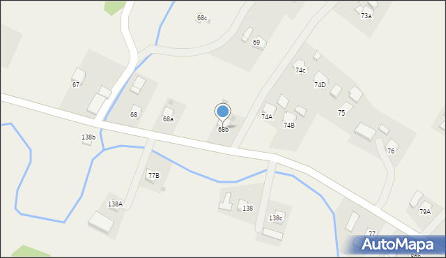 Gumniska, Gumniska, 68b, mapa Gumniska