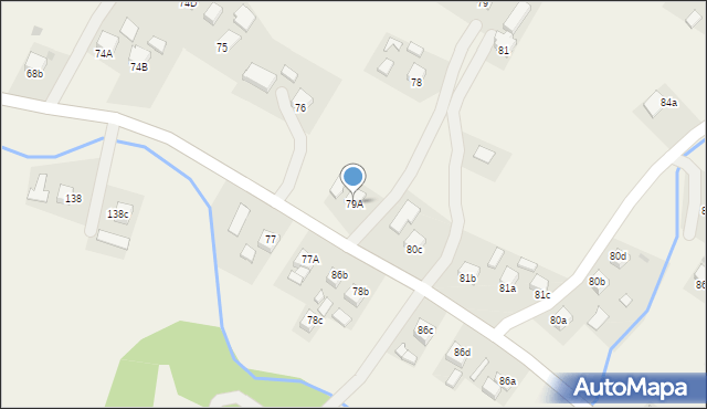 Gumniska, Gumniska, 79A, mapa Gumniska