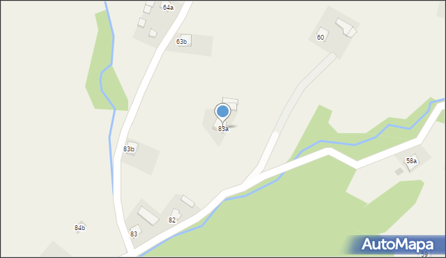 Gumniska, Gumniska, 83a, mapa Gumniska