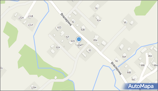 Gumniska, Gumniska, 92H, mapa Gumniska