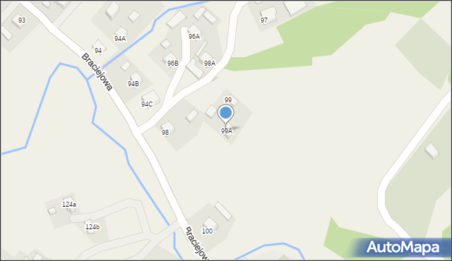 Gumniska, Gumniska, 99A, mapa Gumniska