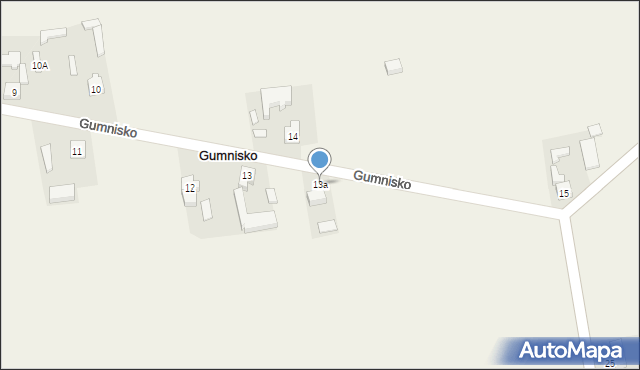 Gumnisko, Gumnisko, 13a, mapa Gumnisko