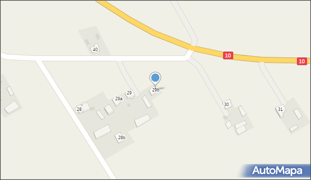 Gumowo, Gumowo, 29b, mapa Gumowo