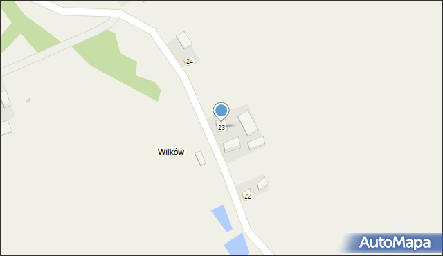 Gunów-Wilków, Gunów-Wilków, 23, mapa Gunów-Wilków