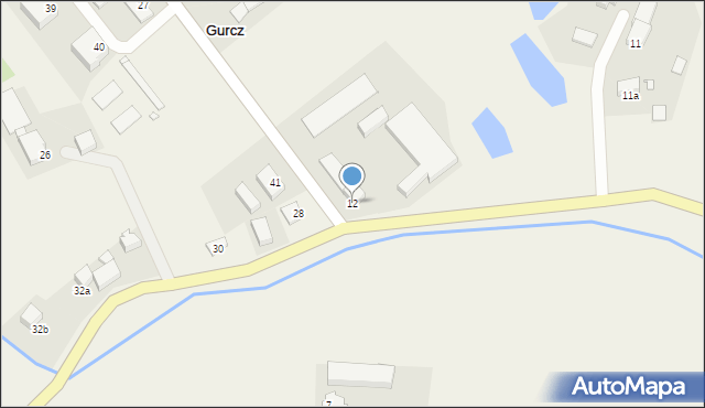 Gurcz, Gurcz, 12, mapa Gurcz