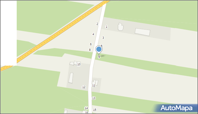 Gustawów, Gustawów, 9, mapa Gustawów