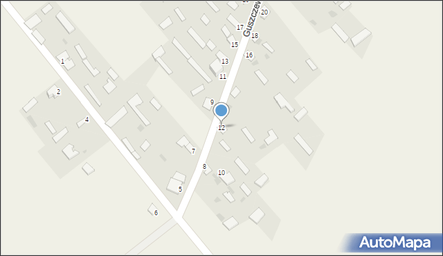 Guszczewina, Guszczewina, 14, mapa Guszczewina