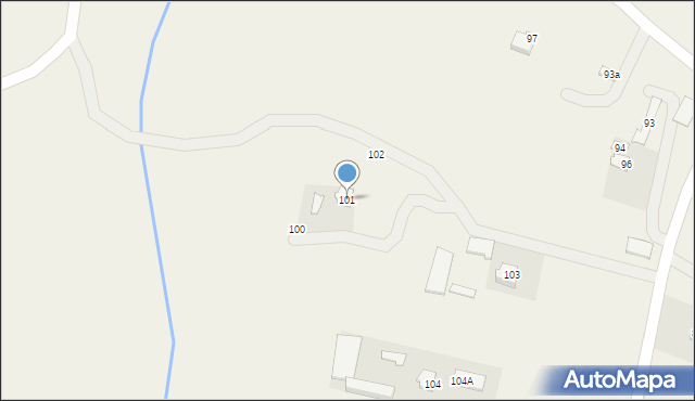 Gutanów, Gutanów, 101, mapa Gutanów
