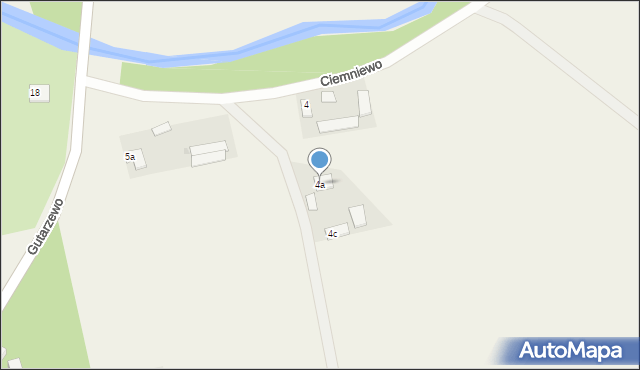 Gutarzewo, Gutarzewo, 4a, mapa Gutarzewo