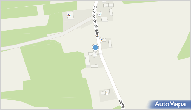 Gutkowice-Nowiny, Gutkowice-Nowiny, 2, mapa Gutkowice-Nowiny