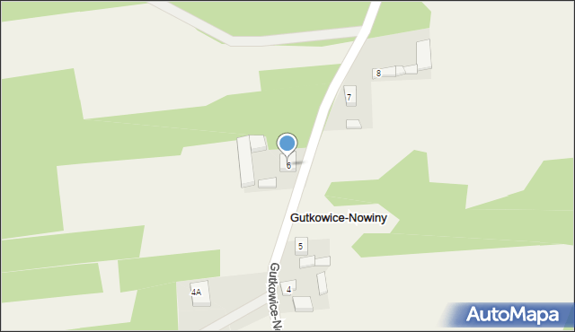 Gutkowice-Nowiny, Gutkowice-Nowiny, 6, mapa Gutkowice-Nowiny