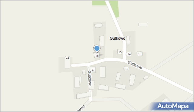 Gutkowo, Gutkowo, 16, mapa Gutkowo