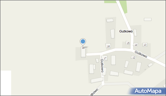 Gutkowo, Gutkowo, 18, mapa Gutkowo