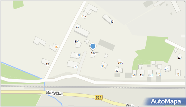 Gutkowo, Gutkowo, 38a, mapa Gutkowo